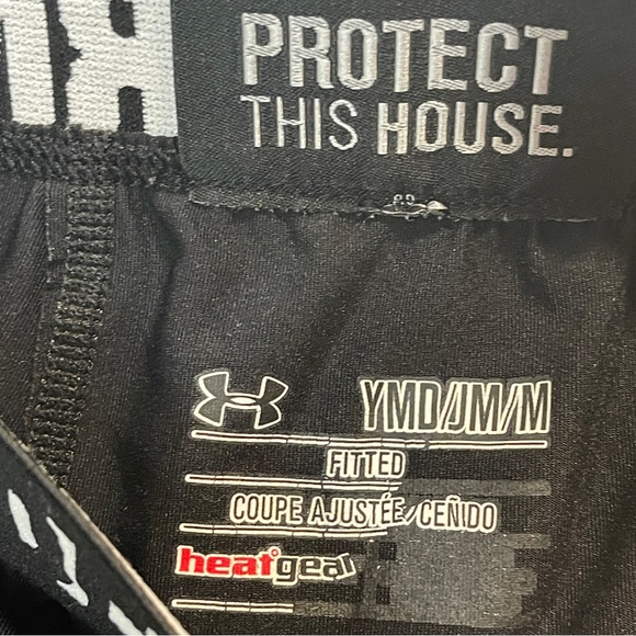 Under Armour Compression Underwear Cup Holder Black YMD - Picture 3 of 3